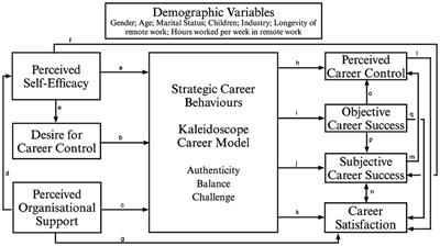 Strategic career behaviours among hybrid workers: testing a general European model